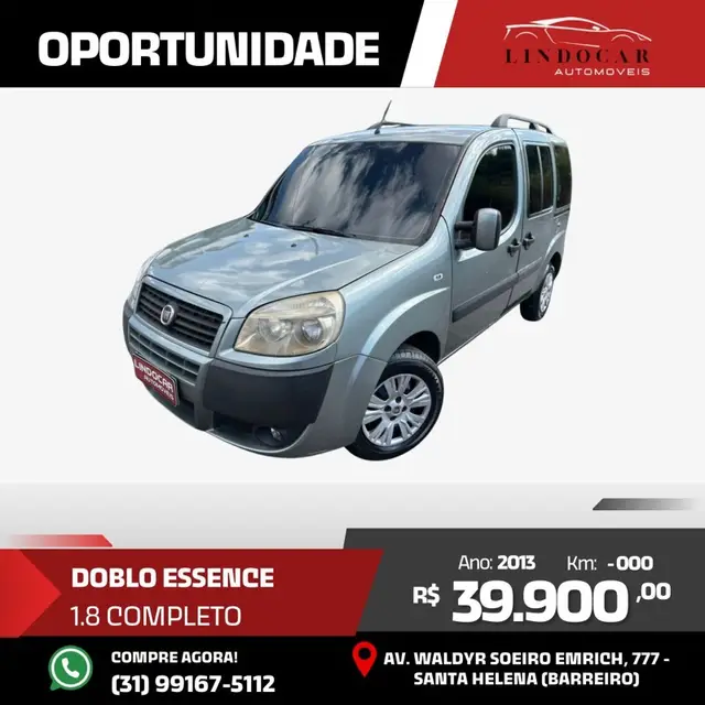 Carro Fiat Doblò 2013 Essence 1.8 16V (Flex)