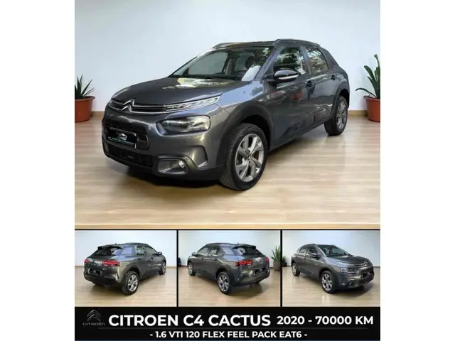 Carro Citroën C4 Cactus 2020 1.6 Feel Pack (Aut) (Flex)