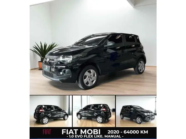 Carro Fiat Mobi 2020 Like 1.0