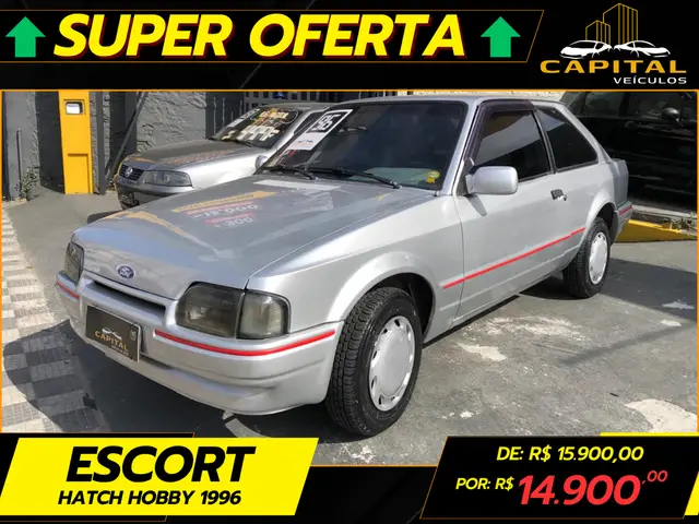 Carro Ford Escort 1996 Hatch Hobby 1.0