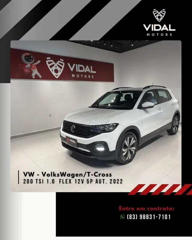 Carro Volkswagen T-Cross 2022 1.0 200 TSI 12V (Aut) (Flex)