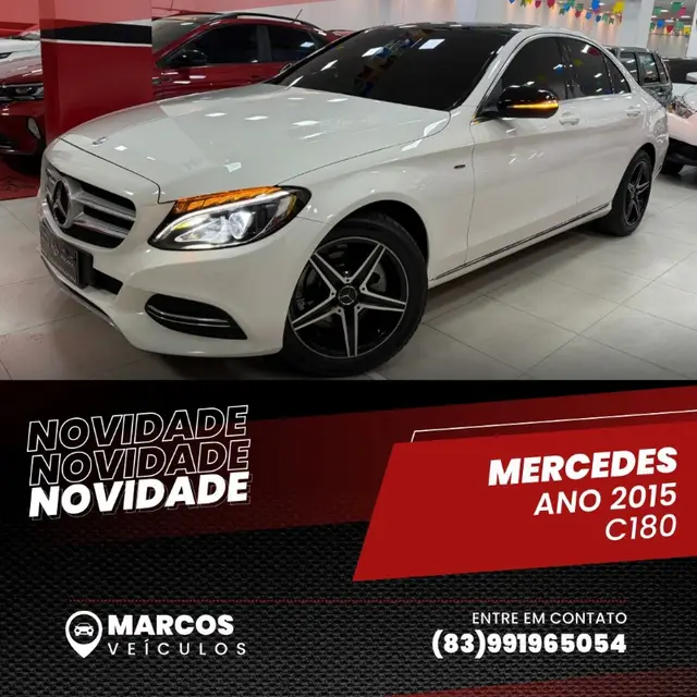 Carro Mercedes-Benz Classe C 2015 C 180 1.6 CGI