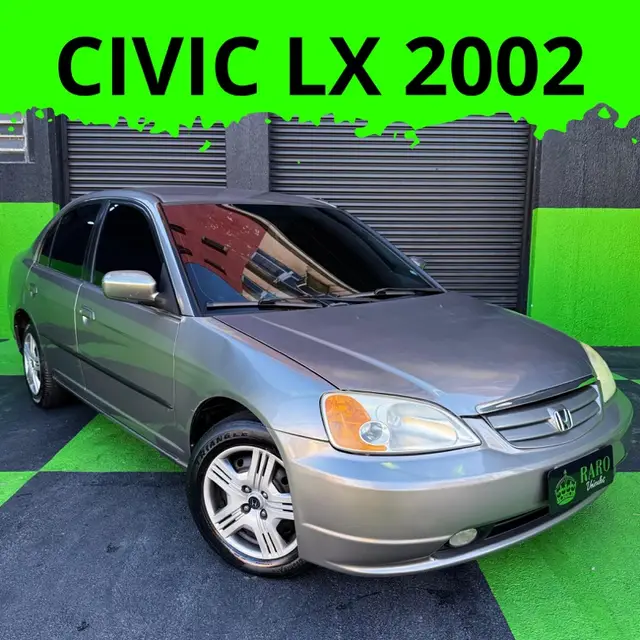 Carro Honda Civic 2002 Sedan LX 1.7 16V