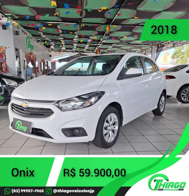 Carro Chevrolet Onix 2018 1.4 LT SPE/4