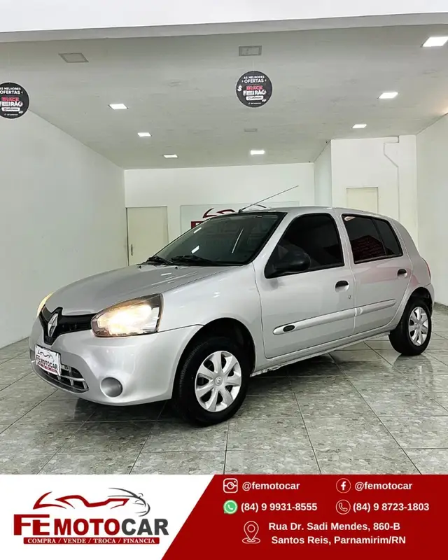 Carro Renault Clio 2014 Hatch. RN 1.0 16V