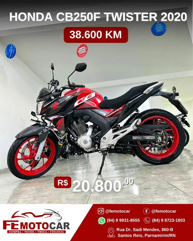 Moto Honda CB 250F Twister 2020 (ABS)