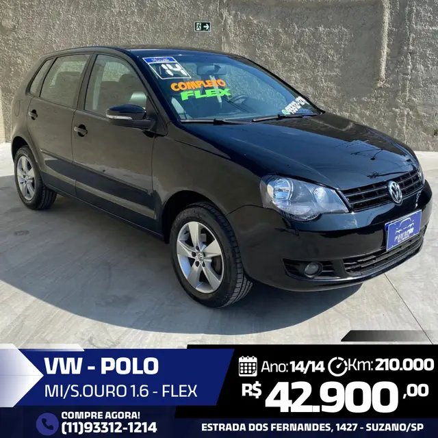 Carro Volkswagen Polo 2014 Hatch 1.6 VHT Total Flex