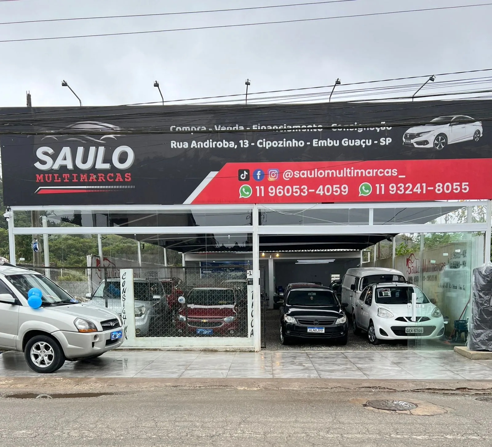Fachada da loja Veículos à venda em Saulo Multimarcas  - Embu-Guaçu - SP | Mobiauto