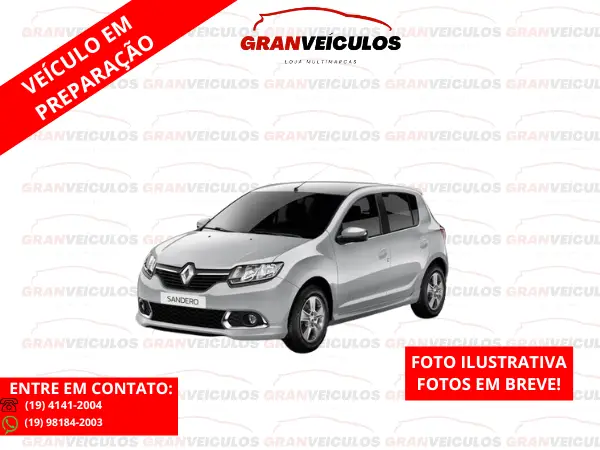 Carro Renault Sandero 2018 Authentique 1.0 12V SCe (Flex)