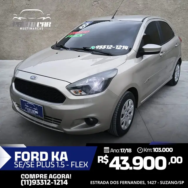 Carro Ford Ka 2018 1.5 SE 16v (Flex)