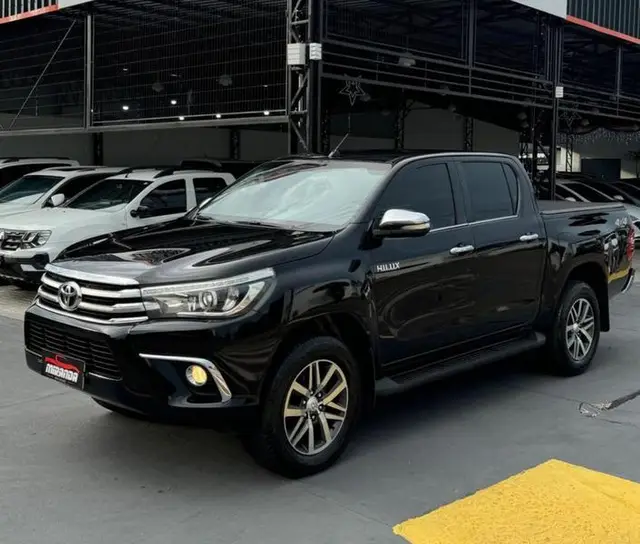 Carro Toyota Hilux Cabine Dupla 2017 Hilux 2.7 SR CD 4x2 (Flex) (Aut)