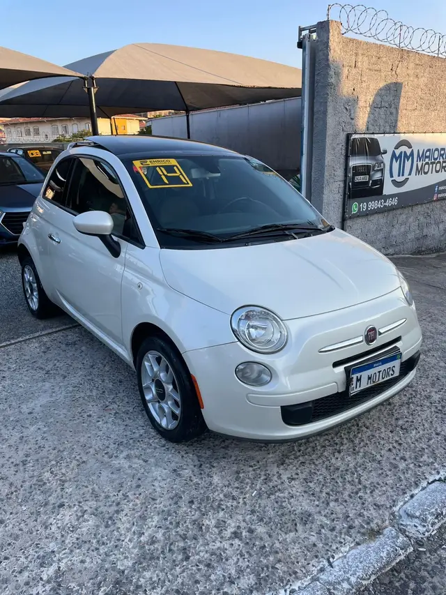 Carro Fiat 500 2014 Cult Dualogic 1.4 Evo (Flex)