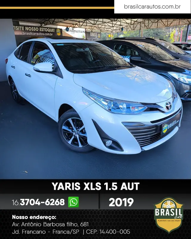 Carro Toyota Yaris Sedan 2019 1.5 XLS CVT (Flex)