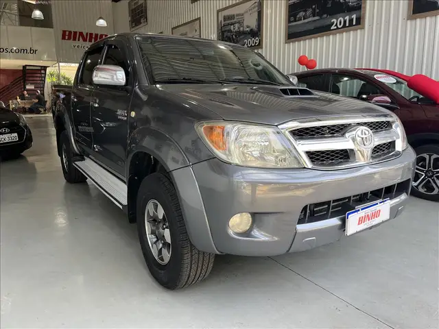 Carro Toyota Hilux Cabine Dupla 2008 Hilux SRV 4X4 3.0 (cab dupla) (aut)