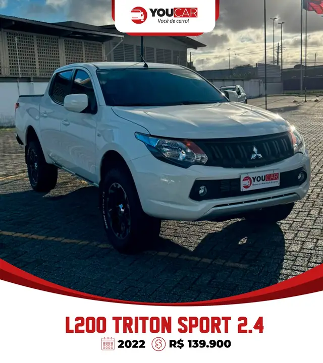 Carro Mitsubishi L200 Triton Sport 2022 GL 2.4 DID-H 4x4 (Aut)