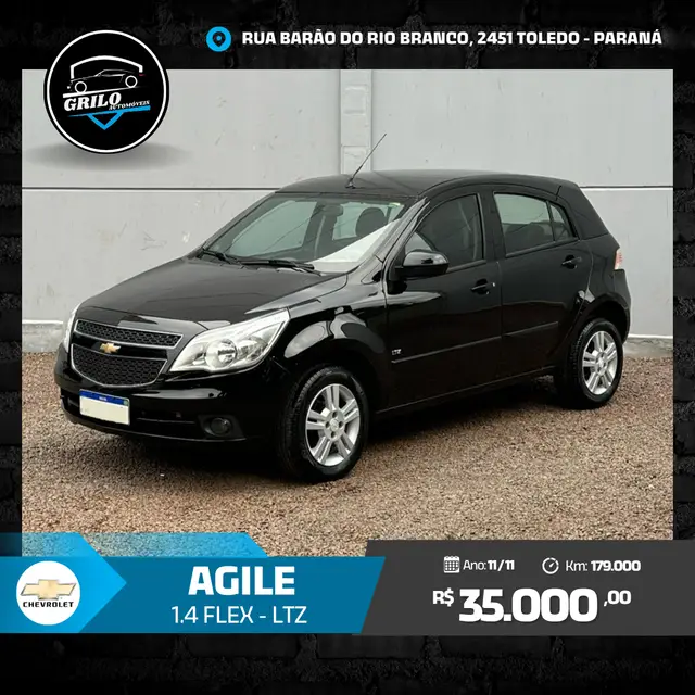 Carro Chevrolet Agile 2011 LTZ 1.4 8V (Flex)