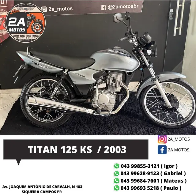 Moto Honda CG 125 2003 Titan KS