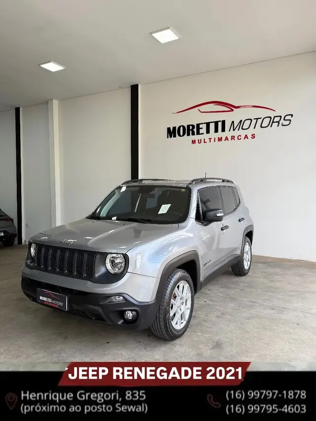 Carro Jeep Renegade 2021 Sport 1.8 4x2 (Aut) (Flex)