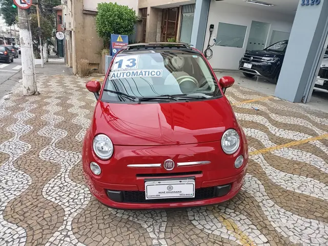 Carro Fiat 500 2013 Cult Dualogic 1.4 8V