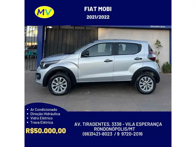 Carro Fiat Mobi 2022 Easy 1.0 (Flex)