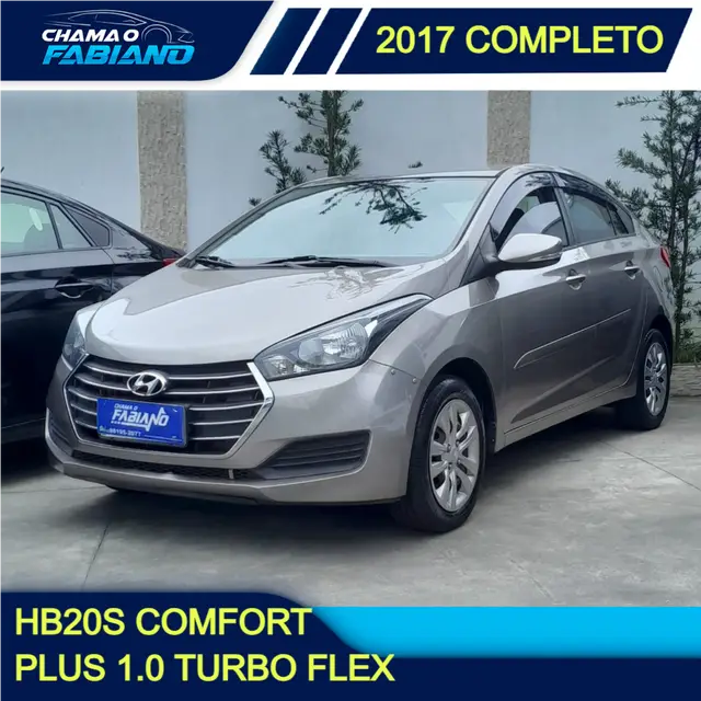 Carro Hyundai HB20S 2017 1.0 Comfort Plus (Flex)