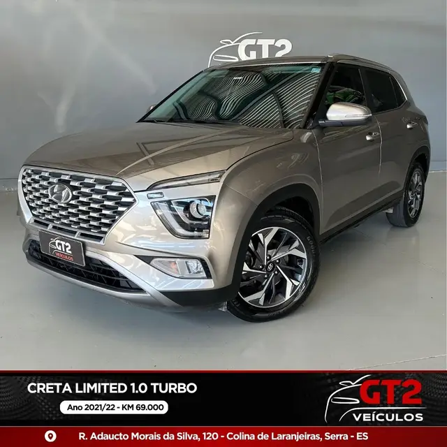 Carro Hyundai Creta 2022 Limited 1.0 Turbo (Aut) (Flex)