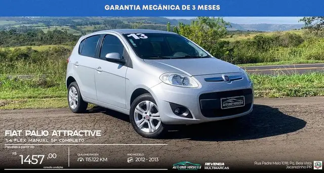 Carro Fiat Palio 2013 Attractive 1.4 8V (Flex)