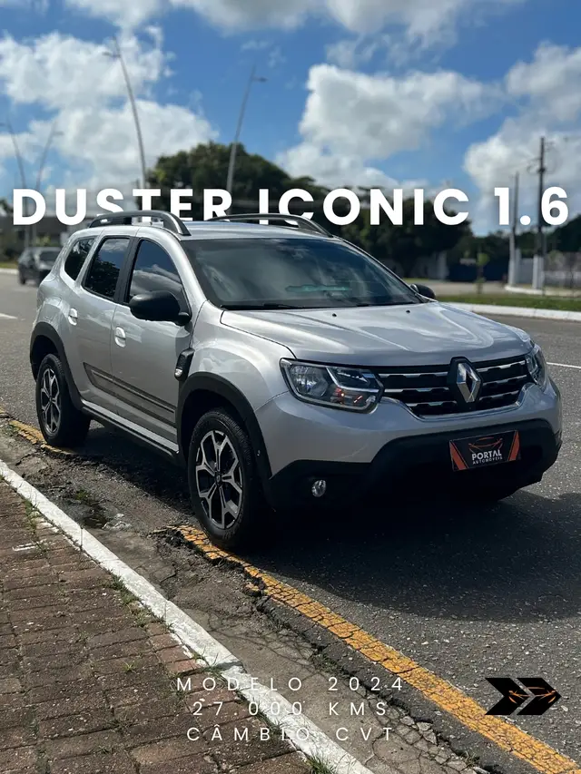 Carro Renault Duster 2024 Iconic 1.6 16V (Flex) (Aut)