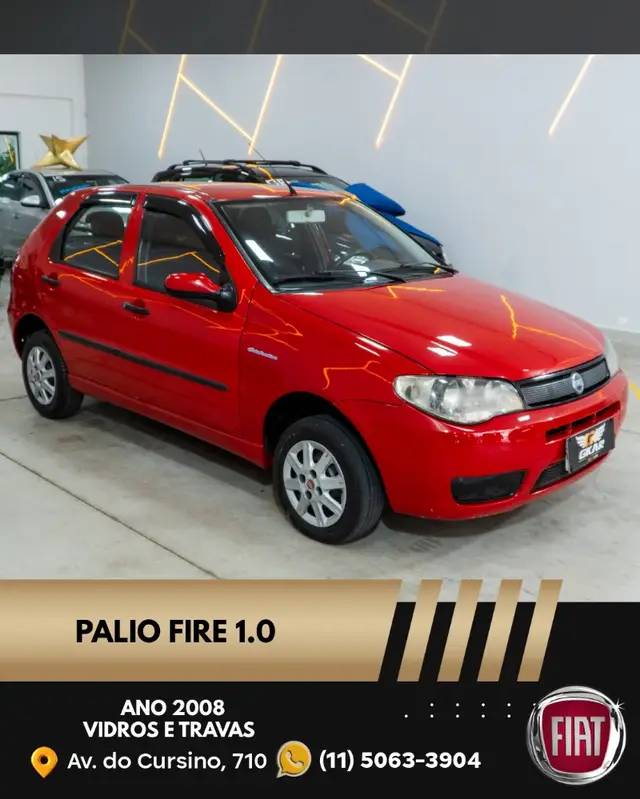 Carro Fiat Palio 2008 Fire 1.0 8V (Flex) 4p