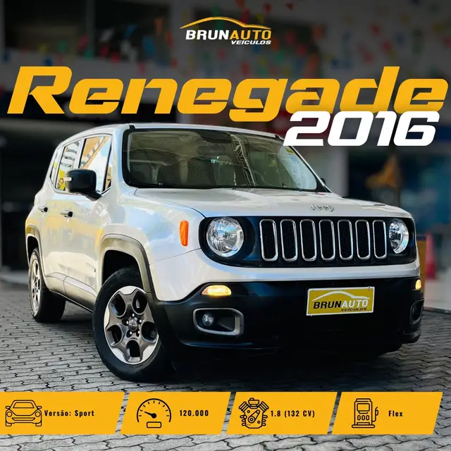 Carro Jeep Renegade 2016 Sport 1.8 4x2 (Flex)