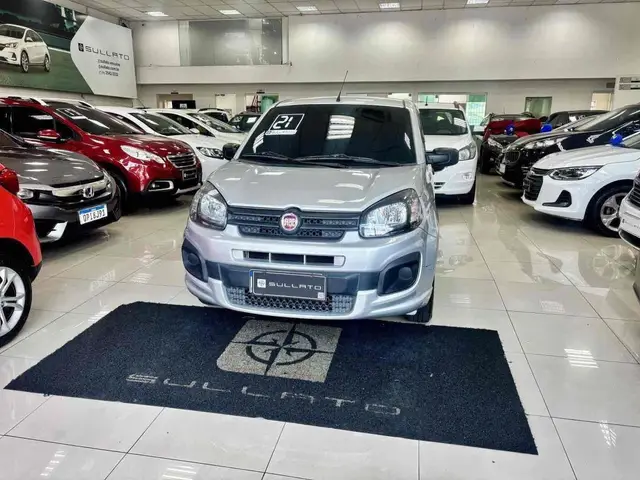 Carro Fiat Uno 2021 Attractive 1.0