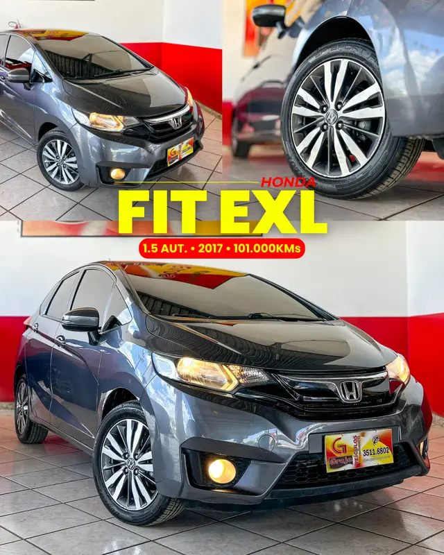 Carro Honda Fit 2017 1.5 16v EXL CVT (Flex)