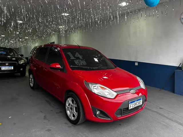 Carro Ford Fiesta Hatch 2014 S Plus 1.0 RoCam (Flex)