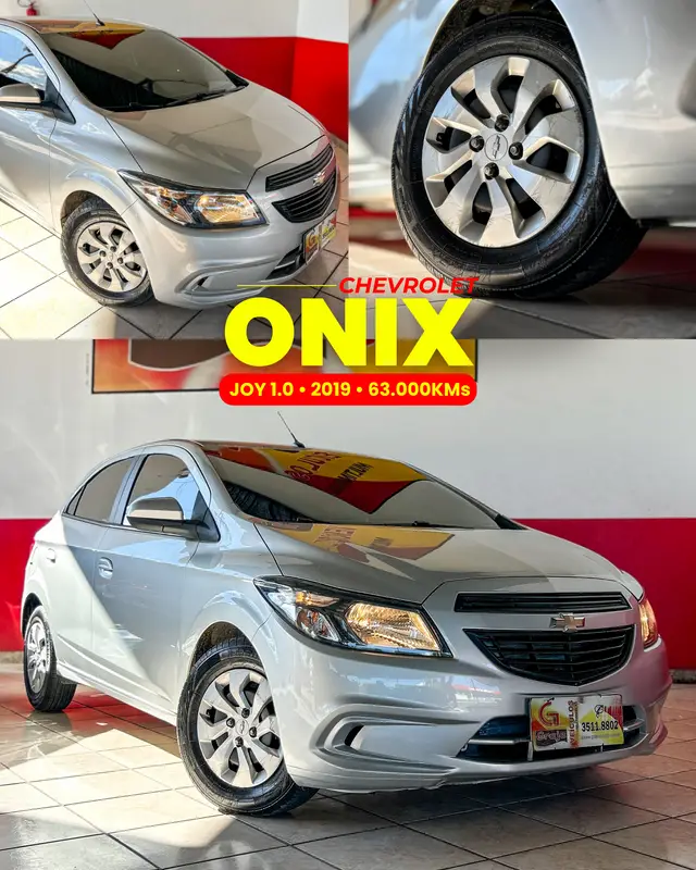 Carro Chevrolet Onix 2019 1.0 Joy SPE/4