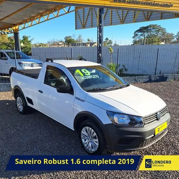 Carro Volkswagen Saveiro 2019 Robust 1.6 MSI CS (Flex)