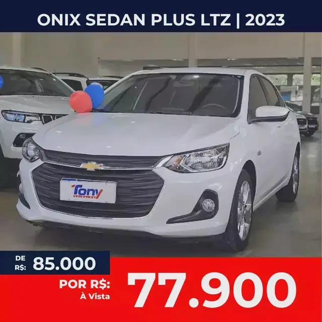 Carro Chevrolet Onix Plus 2023 LTZ 1.0 Turbo