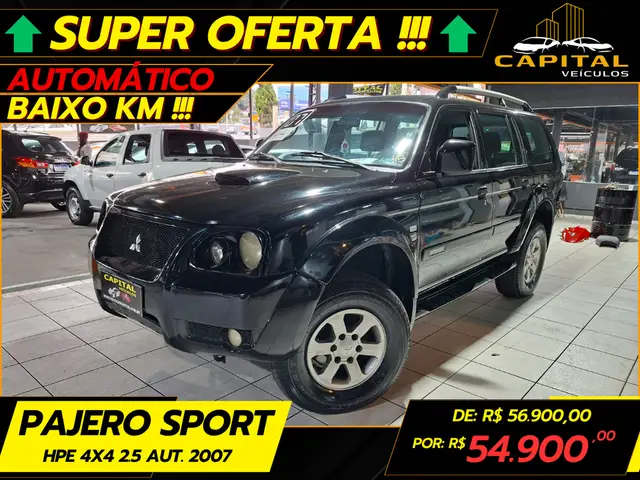 Carro Mitsubishi Pajero Sport 2007 HPE 4x4 2.5 (aut)
