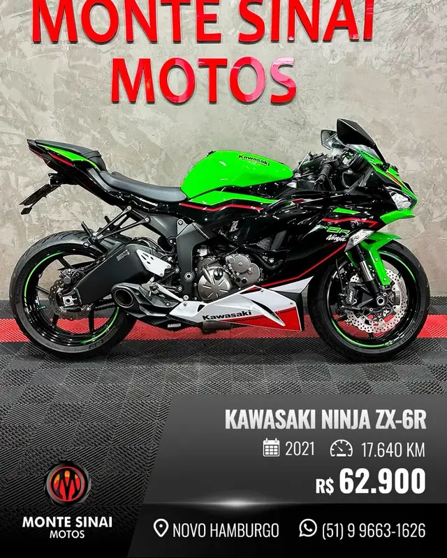 Moto Kawasaki Ninja 2021 ZX-6R