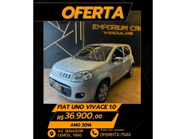 Carro Fiat Uno 2014 Vivace 1.0 8V (Flex) 4p