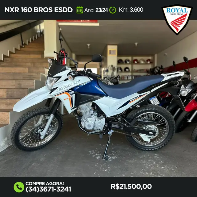 Moto Honda NXR 160 2024 Bros ESDD