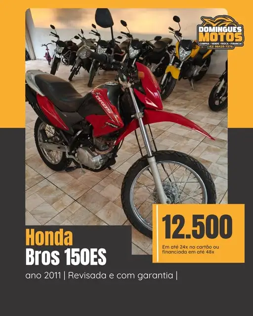 Moto Honda NXR 150 2011 Bros ES