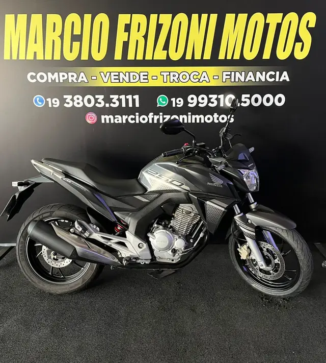 Moto Honda CB 250F Twister 2022 250F (ABS) Cinza fosco