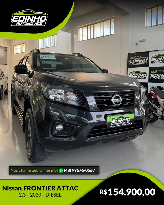 Carro Nissan Frontier 2020 2.3 CD Turbo Attack TDI Auto 4x4