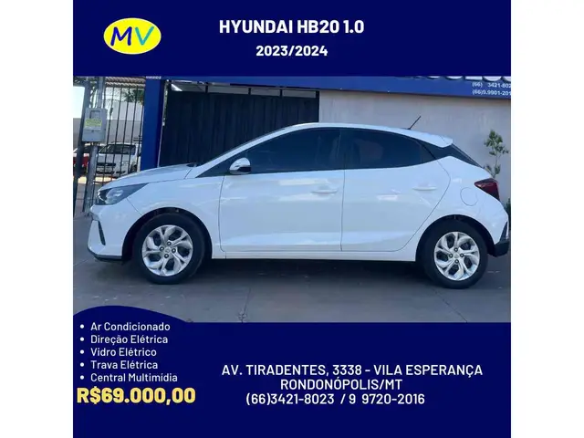 Carro Hyundai HB20 2024 Comfort Plus 1.0 (Mec.)