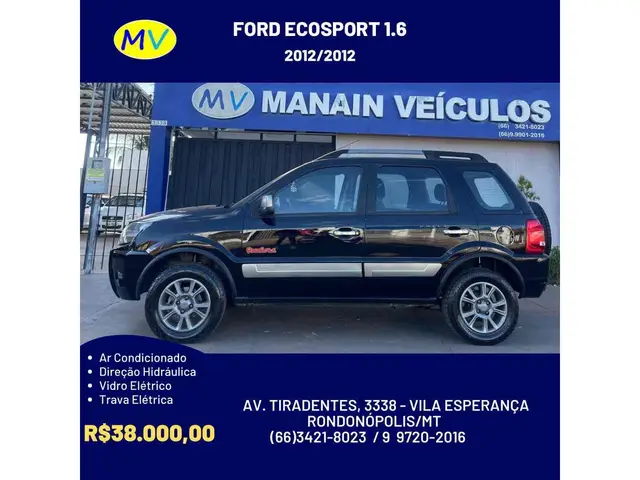Carro Ford EcoSport 2012 Ecosport XLT Freestyle 1.6 (Flex)