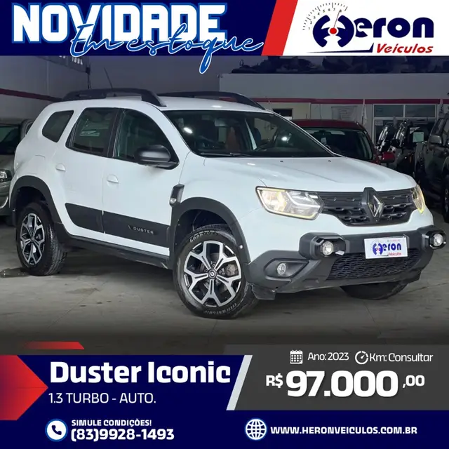Carro Renault Duster 2023 Iconic 1.3 Turbo (Flex) (Aut.)