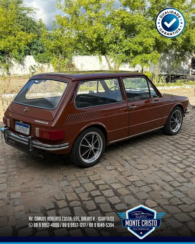 Carro Volkswagen Brasília 1976 Brasilia 1600