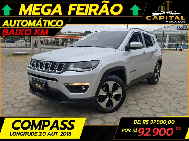 Carro Jeep Compass 2018 2.0 Longitude 4x2 (Aut) (Flex)
