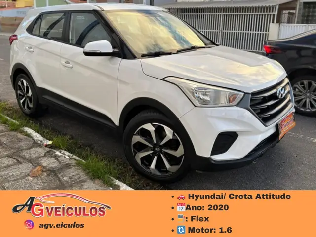 Carro Hyundai Creta 2020 Attitude 1.6 (Aut) (Flex) (PCD)