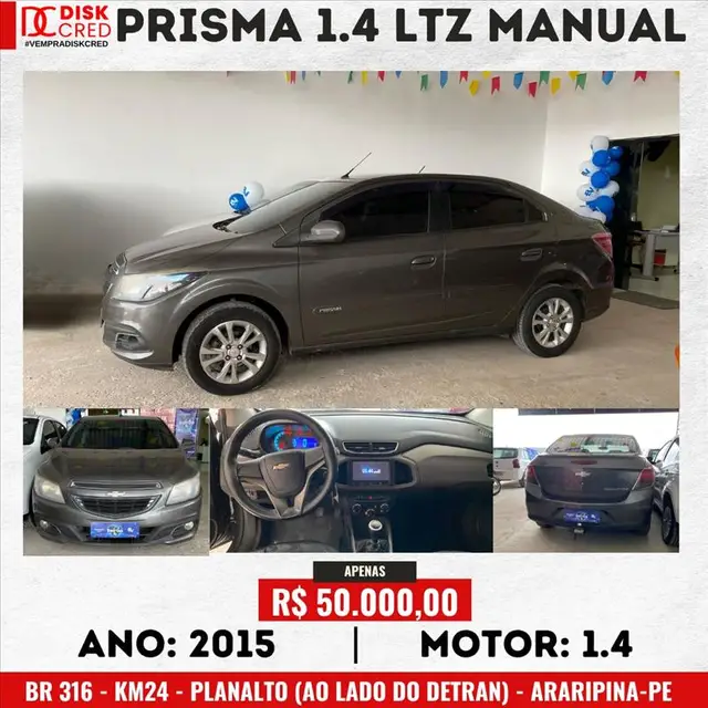 Carro Chevrolet Prisma 2015 1.4 LTZ SPE/4